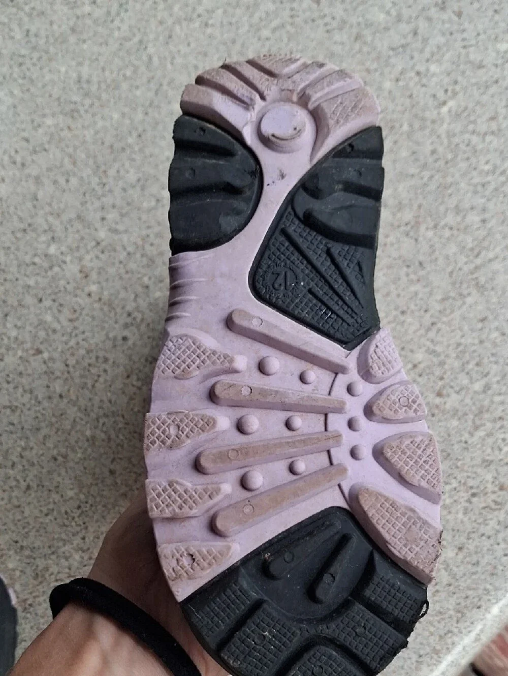 Kamik Kids Purple and Black Winter Boots with Faux Fur Trim